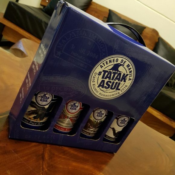 The #tatakasul 4-pack craft beer by Sikatuna Craft Brewery